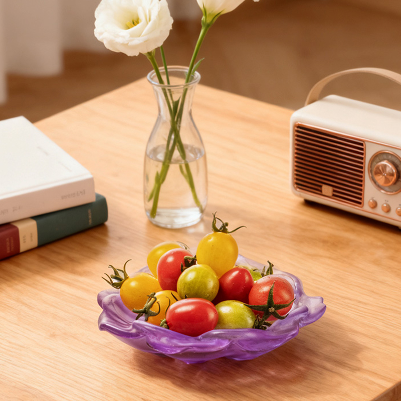 ロストワックス鋳造法ガラス ホームインテリア クリスタルガラス花瓶「ローズ花瓶」