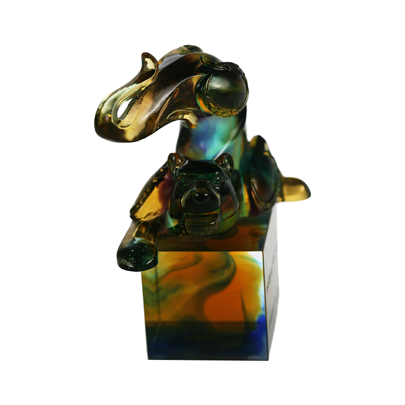 タイガーガラスクリスタルシール