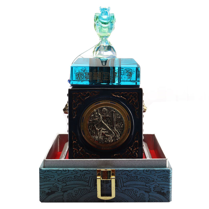 青鹿ボトル キャップ装飾装飾品ガラス ワイン ボトル食器