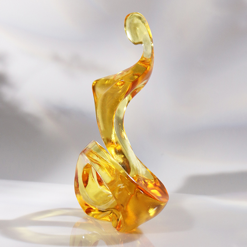 ガラス抽象的なテティス図アート装飾品