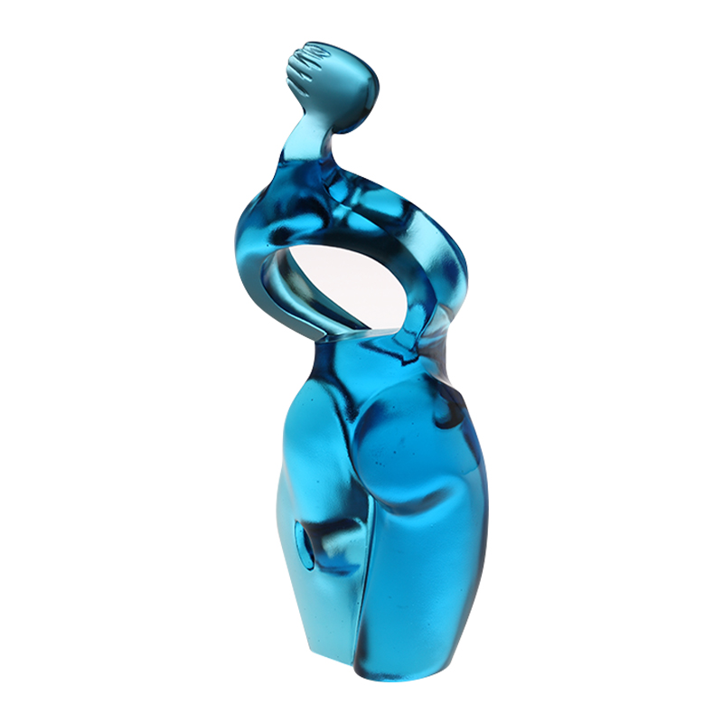 ピュアブルー アルテミス アート 置物 オーナメント