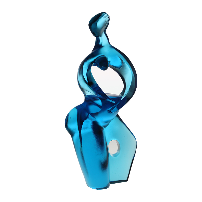 ピュアブルー アルテミス アート 置物 オーナメント