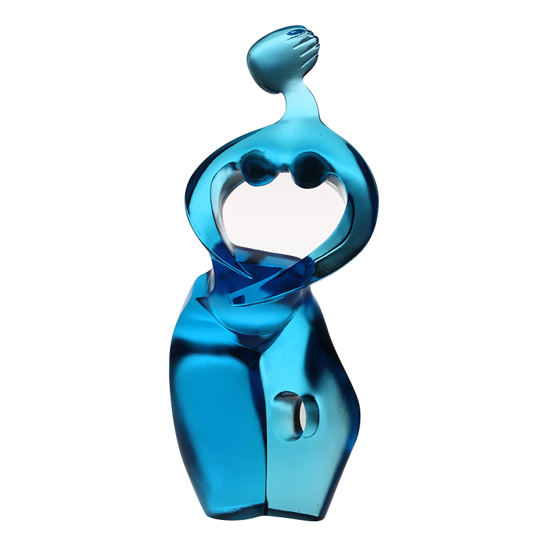 ピュアブルー アルテミス アート 置物 オーナメント