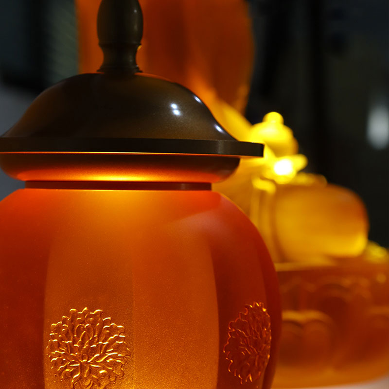 「包香華」シリーズ 仏壇 金ガラスお供えセット