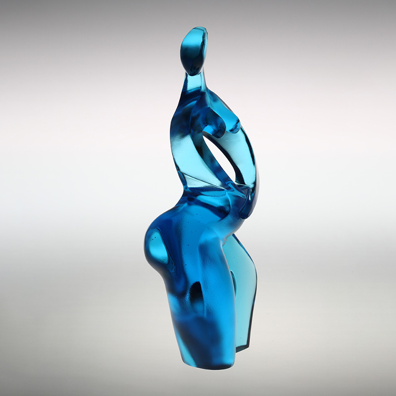 ピュアブルー アルテミス アート 置物 オーナメント