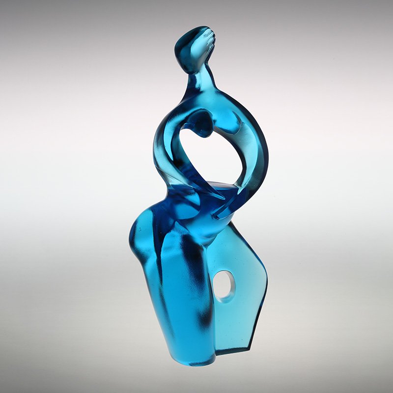 ピュアブルー アルテミス アート 置物 オーナメント